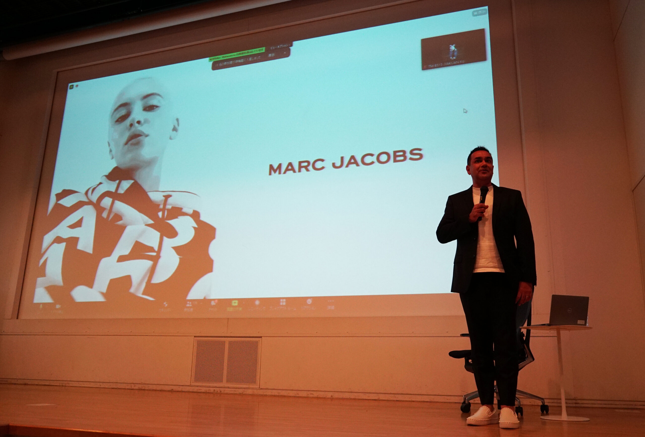 MARC JACOBSのジェネラルマネージャー、ラジーブ・シャルマ氏による特別講義を実施