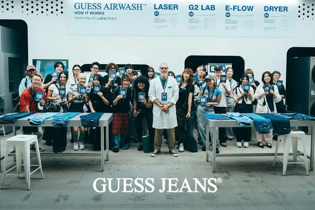 GUESS JEANSの世界を体験。「THE NEXT 40 YEARS OF DENIM」展でレクチャーを受講、フラッグシップストアでもインターンシップ開始！